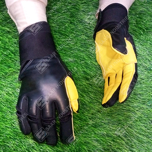 Hot Selling Baseball Batting Gloves with Polyester/Cotton Material and Hook and Loop Closure Long/Short Cuff Price - Product Image 5