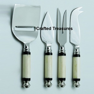 Ensemble de couteaux à beurre au fromage de haute qualité avec manche rond en résine facile à tenir Couteau à fromage à beurre Articles de cuisine à domicile - Product Image 5