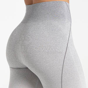 2025 Leggings de yoga de haute qualité pour femmes motif solide léger de qualité supérieure avec fermeture à la taille élastique - Product Image 4