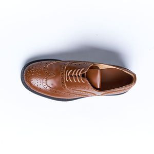 Classic <strong>Brown</strong> Oxford <strong>Brogue</strong> <strong>Women's</strong> Leather Dress Shoes Designer Formal Business Shoes Breathable and Stylish-Wholesale - Product Image 3