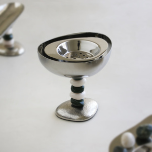 Top Selling Luxury Silver Metal <b>Bakhoor</b> Incense Burner with Elegant Design Arabic <b>Oud</b> Charcoal Holder for Home Decor & Gifts - Product Image 1