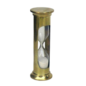 Temporizador de arena de latón de diseño moderno de alta venta con base de madera Color púrpura decoración de escritorio náutica producto de regalo - Product Image 2