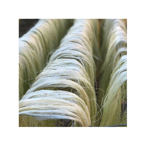 Fibra de sisal cruda asequible para la fabricación de productos ecológicos para el hogar. - Product Image 1