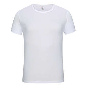 Vente en gros T-shirt unisexe doux au toucher sport bon marché avec impression personnalisée par sublimation T-shirt blanc vierge en polyester T-shirts - Product Image 5