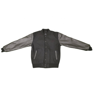 แจ็กเก็ตเลตเตอร์แมน, เสื้อแจ็คเก็ตหนังคอลเลตเทอร์แมนสำหรับผู้ชาย - Product Image 5