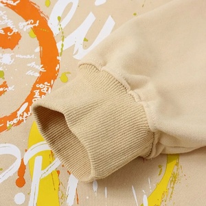Sweat-shirts à col rond surdimensionnés de qualité supérieure pour femmes, pull décontracté en tricot avec épaules tombantes, imprimé visage souriant sur le devant - Product Image 5
