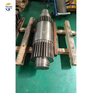 Customized large gear shaft heavy duty shaft manufacturer forged roller shaft Large mechanical equipment