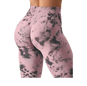 Taille haute contrôle du ventre bout à bout course entraînement Yoga V coupe Legging parfait pour diverses activités de fitness filles Leggings - Product Image 4