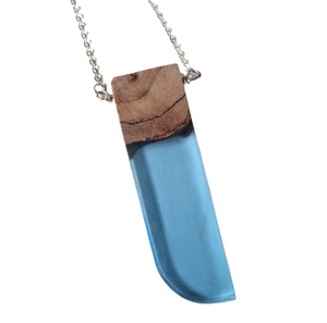 Smart Quality Charming Wood & Resin Unique Design Wholesale Pendant Type Necklace Necklace Fashion Jewelry <b>Accessories</b> Women - Product Image 1