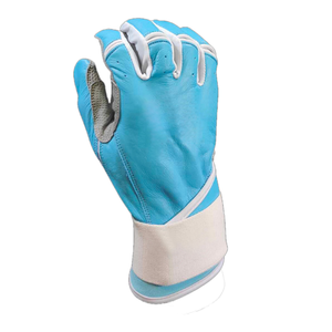 Gants de frappeur de baseball légers en cuir souple antidérapants durables pour jeunes adultes avec couleur et logo personnalisés - Product Image 4