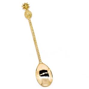 Cuchara de piña de latón macizo con pulido de espejo para hotel y cocina a precio barato, cubertería de latón de tamaño personalizado, cucharas a la venta - Product Image 5