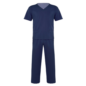 Factory Wholesale Comfortable Knitted Nursing Scrubs Stylish Hospital Uniforms Custom Logo New Fashionable Designs for <b>Doctors</b> - Product Image 5