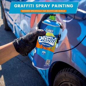 Groothandel Fabriek Prijs Aërosol Kleur Spuitverf 400Ml Gebotteld <span class=keywords><strong>Graffiti</strong></span> Spuitverf - Product Image 3