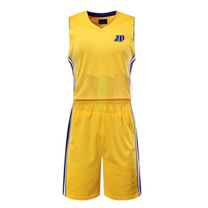 Ensemble de maillots et de shorts de basket-ball, taille plus, 100% polyester, tissu à séchage rapide, conçu pour un flux d'air maximal et des performances de jeu optimales - Product Image 2