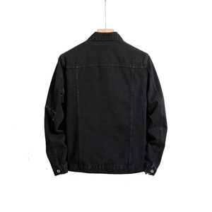 Las mejores Chaquetas vaqueras para hombre, 100% algodón, etiquetas multicolores personalizadas, cuello levantado de alto impacto, temporada de invierno con servicios OEM - Product Image 2