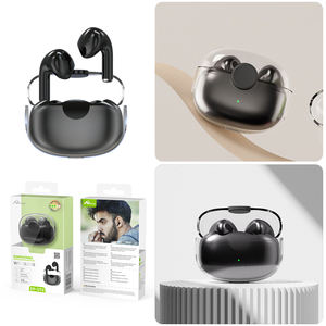 Écouteurs sans fil semi-intra-auriculaires noirs EP-72 Digitalome pour microphone V5.1 Casque de jeu étanche pour ordinateurs mobiles - Product Image 2