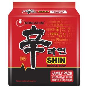 Nongshim บะหมี่กึ่งสำเร็จรูปรสเผ็ดสีดำพรีเมี่ยม6แพ็ค15.84ออนซ์ทำด้วยมือพร้อมถุงและกล่องบรรจุภัณฑ์