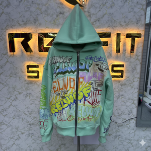 Sweat à capuche à fermeture éclair jaune de qualité professionnelle le plus demandé imprimé fabriqué en usine sweats à capuche à bas prix pour hommes - Product Image 1