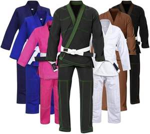 Kimono de Jiu-Jitsu Brésilien pour enfants, en coton pré-rétréci, 300 g/m², tissage perlé, léger, logo personnalisé, uniforme d'arts martiaux - Product Image 1