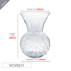 VCV5211 - Vase Frostveil - 11,25 - Product Image 5
