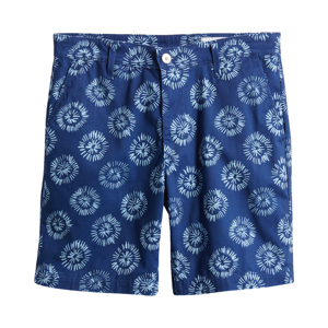 High Street Style Hombres Wanderer Print Chino Shorts Nueva llegada Azul Alta calidad Verano Cargo Shorts con cinturón Cintura - Product Image 1