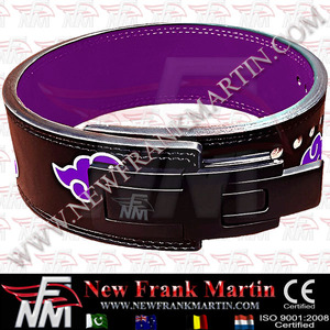 Cinturón de Entrenamiento de Cuero Vacuno con Logotipo Personalizado NFM, Diseño de Nube Akatsuki, Antideslizante, OEM ODM, para Levantamiento de Pesas, Potencia, Deporte y Fitness - Product Image 4