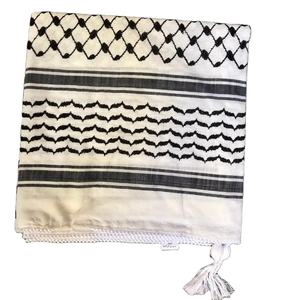 Nouveau prix de gros matériau de qualité supérieure tactique coupe-vent 100% coton arabe Shemagh Polyester coton Camouflage Keffiyeh - Product Image 2