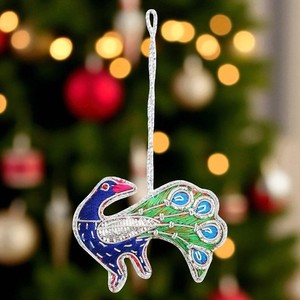 เครื่องประดับแขวนต้นคริสต์มาสทำมือลูกปัดและรูปทรงสำหรับตกแต่งวันหยุด - Product Image 4