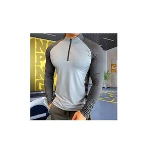 High Quality Coton Premium Plus Size Oversize Men's Clothing Men's Clothing Sweatshirts <b>Burgundy</b> Color Zipper Collar - Product Image 2