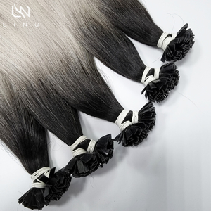 Extension de cheveux à la kératine vierge Vietnam cheveux à pointe plate cheveux naturels droits 14 pouces à 30 pouces - Product Image 1