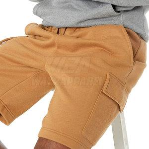 Coupe ample taille élastique en gros hommes coton polaire Shorts taille personnalisée hommes coton polaire Shorts pour un usage décontracté - Product Image 5