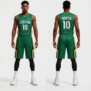 Uniformes de Baloncesto Sublimados Personalizados de Primera Calidad con Tecnología de Secado Rápido para Ligas Juveniles y Adultas de Élite - Product Image 1