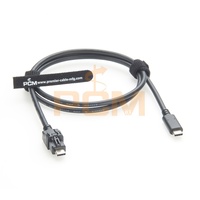 Connecteur de montage automobile sécurisé pour véhicule, câble d'alimentation et de données USB C mâle, anti-vibration pour DVR, écran de voiture