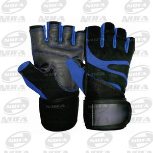 Guantes de fitness de cuero negro personalizados para gimnasio deporte al aire libre entrenamiento guantes tácticos de nudillos duros características resistentes de Seguridad listas - Product Image 1