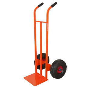 Chariot de transport industriel robuste avec roues pneumatiques maxi 300 mm, chariots inclinables à quatre roues, chariots de courses fermés personnalisables OEM - Product Image 1