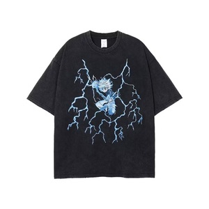 High Quality Plain Custom Cropped T-Shirt Boxy 100% Cotton Blank Oversized Heavyweight Drop Shoulder <b>White</b> T Shirt Manufacturer - Product Image 4