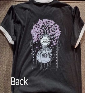 เสื้อยืดสีเทาเฮเทอร์เสื้อยืดผ้าฝ้ายริงเกอร์100% เสื้อยืดผ้าฝ้ายริงสปิน100% เสื้อยืดผ้าฝ้าย - Product Image 3