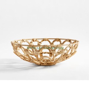 Bol décoratif de fruits en aluminium plaqué or de conception standard avec base de couleur blanche en marbre - Product Image 4