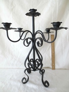 Venta al por mayor mejores precios decoración del hogar e iluminación único candelabro personalizado clásico de Metal arte de la pared candelabro - Product Image 3
