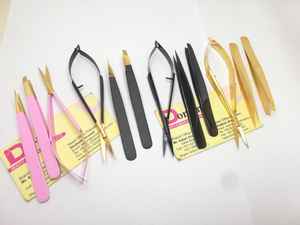 Ciseaux à ressort pointus droits en acier inoxydable avec logo personnalisé pour la beauté des cils des sourcils-Vente en gros - Product Image 5