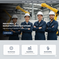 Web sitesi işletmeleri için güvenilir çözümler sunan endüstriyel ve üretim Web sitesi geliştirme profesyonel Web ajansı