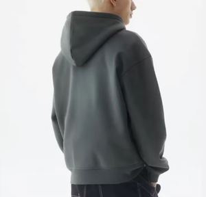 Sudaderas de hombre de algodón pesado con estampado de hojaldre 3D en blanco de gran tamaño personalizado Essentials suéter de lujo sudaderas con capucha personalizadas - Product Image 5