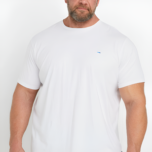 เสื้อยืดโอเวอร์ไซส์ผู้ชาย พิมพ์โลโก้ตามสั่ง ผ้าฝ้าย 100% ระบายอากาศได้ดี ไม่เป็นขุย เนื้อผ้าหนา คอกลม แบบเรียบ สีพื้น ใส่ได้ทั้งผู้ชายและผู้หญิง - Product Image 5