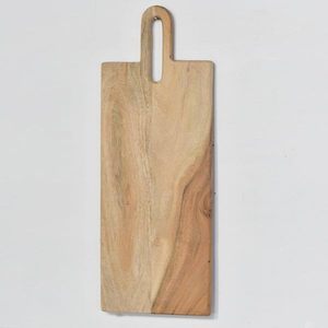 ถาดเสิร์ฟลายไม้สีน้ำตาลธรรมชาติสำหรับตกแต่งห้องครัวกระดานยาวใช้งานได้จริงกำหนดขนาดได้เอง - Product Image 2
