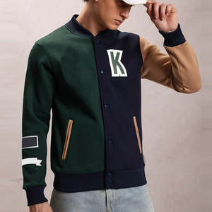 Veste d'hiver Letterman à séchage rapide de haute qualité pour hommes Design personnalisé Street Wear avec col montant - Product Image 3