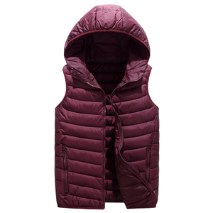 Chaleco cálido informal de invierno para hombre, chaleco y chalecos cómodos transpirables y reversibles de poliéster 100% - Product Image 1
