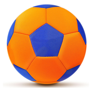 Ballon de football professionnel personnalisé avec logo, quatre silencieux, 8 pouces, entraînement, doux, sûr, tissu, plongée, coton, plage - Product Image 3