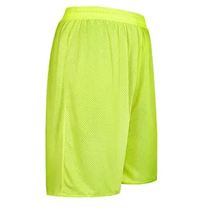 High Quality Summer Custom Logo Printed gym Mesh Shorts Basketball Double Layers men Shorts Elastic Waist male Workout Short