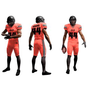 Conjuntos de camisetas de fútbol americano juvenil recién llegados al por mayor uniformes de fútbol americano de sublimación completa personalizados - Product Image 4