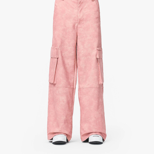 กางเกงวอร์มทรงหลวมขากว้างสำหรับผู้ชายกางเกงวิ่งเทอร์รี่ทรงตรงไซส์ใหญ่พิเศษพิมพ์ลายน้ำหนักเบา - Product Image 5